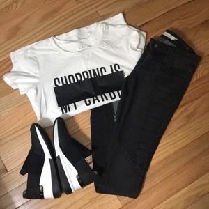 Frankie B Moto Denim